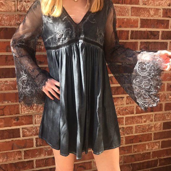 Minka Mineral Wash Babydoll Dress 🌸 - Picture 4 of 5